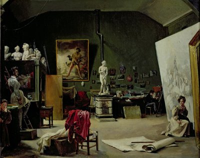 Das Atelier von Leon Cogniet von Marie Amelie Cogniet